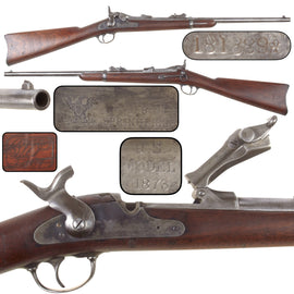Original U.S. Springfield Trapdoor Model 1873 .45-70 Saddle Ring Carbine with Starred Serial No. 181389★ and SWP/1881 Cartouche, Made in 1882