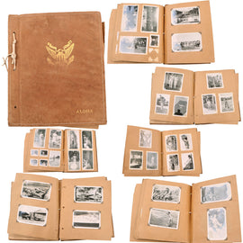 Original U.S. Pre-WWII Hawaii & Pearl Harbor Era Military and Personal Photograph Album - 149 Photos - Circa 1930s-1941