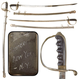 Original U.S. WWII Era M1902 Officer’s Sword by Bannerman of New York with Scabbard