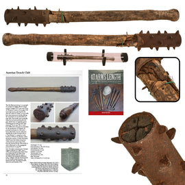 Original Austro-Hungarian WWI Relic San Martino Model Trench Raiding Club with Broken Shaft - From the Collection of At Arm's Length: Trench Clubs and Knives Author David F. Machnicki