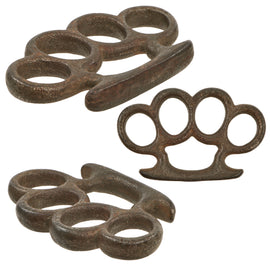 Original U.S. WWII Custom Made Cast Iron Knuckle Dusters