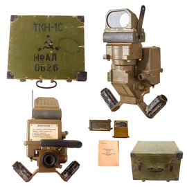 Original Cold War Era Soviet T-55 Tank Commander's Periscope TKH-10 TPKU-2B in Original Transit Case with Accessories and Manual