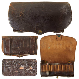 Original U.S. Indian Wars Army No. 2 .45-70 Hagner Cartridge Box with Period Cartridge