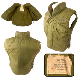 Original U.S. Vietnam War Era Service Worn M69 Flak Vest Body Armor in Size SMALL by Rachman Mfg. Co. - Dated 1969