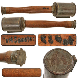 Original German WWI Model 1916 Stick Hand Grenade by Carl Spaeter - Dated March 1916 - Stielhandgranate M16