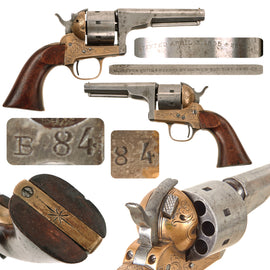 Original U.S. Civil War Smith & Wesson Moore 1860 Patent .32RF "Belt" Revolver Serial 6998 - As used by Cole Younger during Northfield Bank Robbery