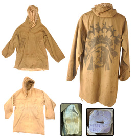Original U.S. WWII 1st Model Mountain Troops Parka with Period Indian Head Artwork & Cutter Tags - Contract Dated 1943