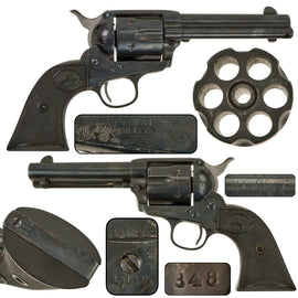 Original U.S. Colt Single Action Army .41 Colt Revolver with 4 3/4" Barrel, Serial No. 181845, Made in 1898