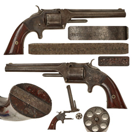 Original U.S. Civil War Smith & Wesson Model 2 Army .32cal Revolver with 6" Barrel - Matching Serial 22648