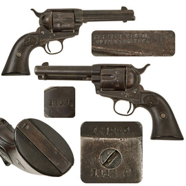 Original U.S. Colt .38-40 W.C.F. Single Action Army SAA Revolver Made in 1891 with 4 3/4" Barrel - Serial 141387