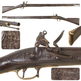 Original British Napoleonic P-1796 "India Pattern" Third Model Tower Brown Bess Flintlock Musket - Circa 1800