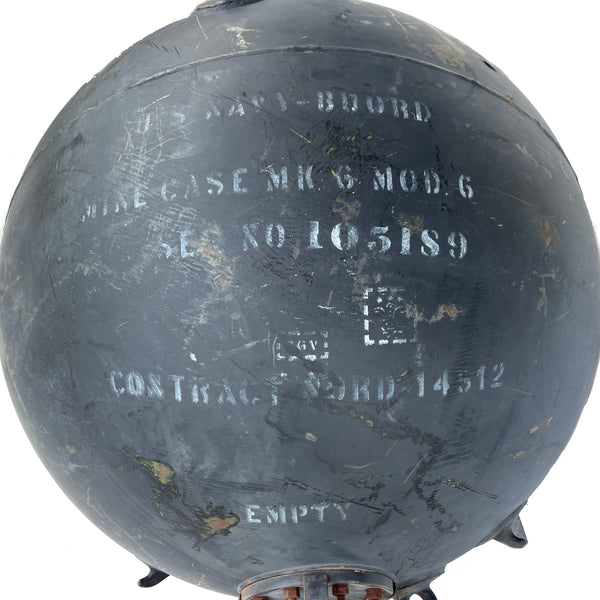 Original U.S. WWII Era Navy Mark 6 Model 6 Sea Mine - Inert