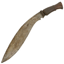 Original 19th Century Nepalese Long Leaf Kukri Fighting Knife - Grade 2
