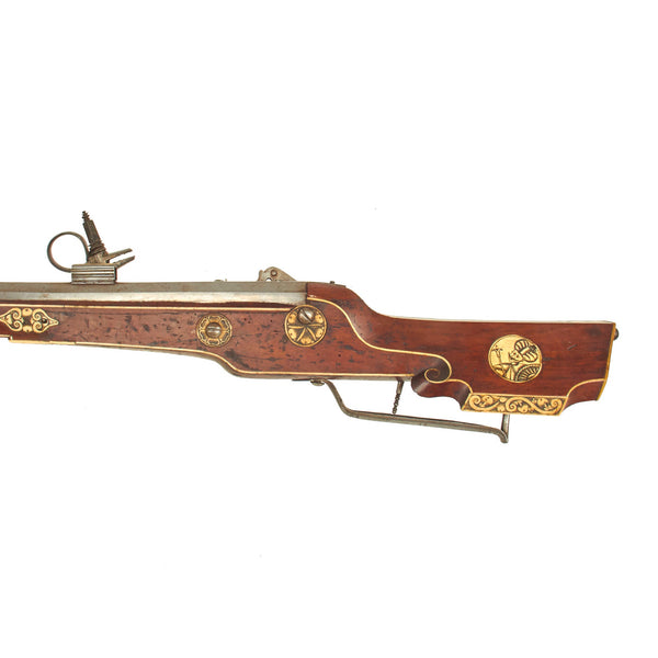 Original Circa 1580 German Combination Wheellock Matchlock Gun