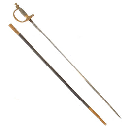 Original Imperial German Pre-WWI Bavarian Court Sword with Scabbard by Lorenz Stanko of Munich