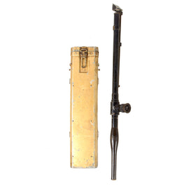 Original Imperial Japanese WWII 5x10 Degrees Toko Type 93 50mm Telescopic Trench Periscope With Handle and Repainted Case