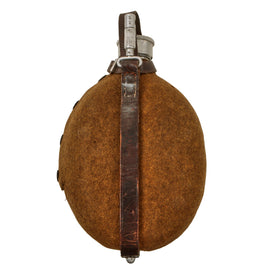 Original German WWII RZM-Marked Private Purchase Canteen with Rare Hanger