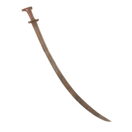 Original 19th Century Abyssinian Ethiopian Shotel Sword with Three-Piece Horn Grip