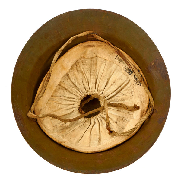 Original Imperial Japanese Army WWII Type 90 Civil Defense Helmet