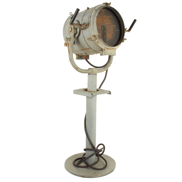 Original U.S. WWII 1945 Dated Navy 12 Inch Signaling Search Light