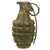 Original U.S. WWII Inert MkII Pineapple Grenade with Yellow Ring with M10A3 Fuze Original Items