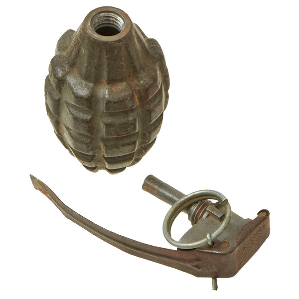 Original U.S. Pre-WWII Inert Early MkII Pineapple Fragmentation