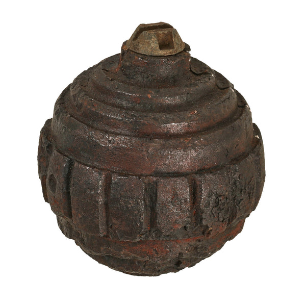 Gilles Sacksick、bolpot et grenade Original German French & British WWI Inert Relic Grenade Lot
