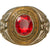 Original U.S. WWI Era United States Marine Corps Officer’s “Class Ring” Marked ‘Sterling’ - Size 11 (US) / Size W (UK) Original Items