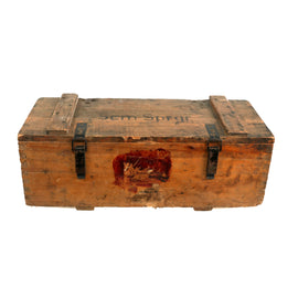Original German WWII 5cm Sprgr. 41 L'spur. High Explosive 30 Round Ammunition Crate with Markings