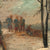Original French Crimean War Era (1853-1856) Impressionism Style Textured Artwork on Canvas of French Soldiers Dressed In the Standard Blue Coatee and Pantalon Rouge Red Trousers - 5 ¾” x 4 ¼” Original Items