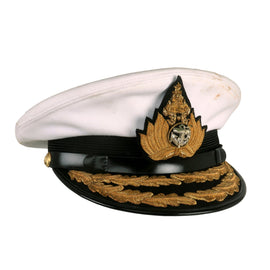 Original Thailand Royal Thai Navy Cold War Era Admiral’s Peaked Visor Cap