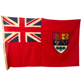 Original Canadian WWI / WWII American Made Red Naval & Civil Ensign Flag by Dettras Flag Products - 4' × 6'