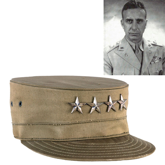 Original U.S. General Henry I. Hodes M1951 Ridgeway Field Cap For - Commanding General United States Army Europe and Africa (May 1, 1956 - April 1, 1959) Original Items