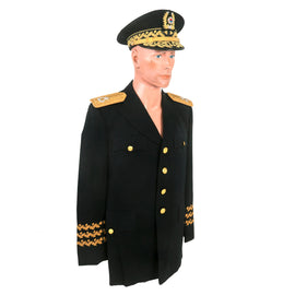 Original Cold War Republic of Korea Army General Uniform Coat With Visor Cap - Jiang South Korean