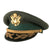 Original U.S. Vietnam War Era General Wallace Magathan Attributed “Green Service” Uniform Peaked Visor Cap by Luxenberg, New York - Commander US Army Security Assistance Command (March 1972 – July 1973) Original Items