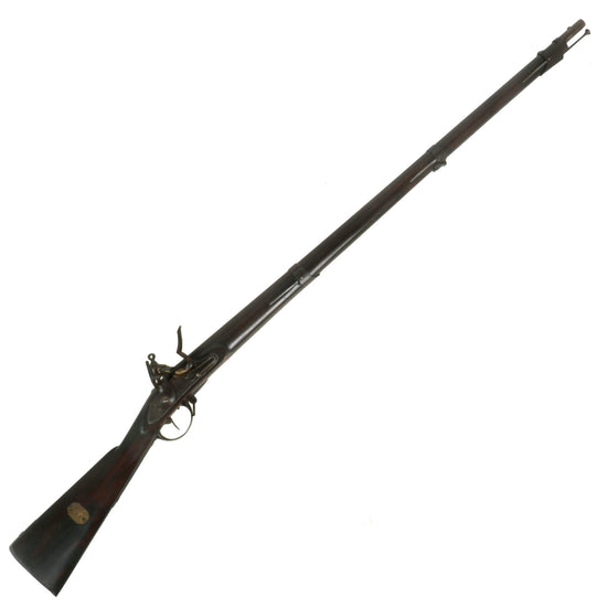 Original U.S. Model 1812 Flintlock Musket by Eli Whitney with N. HAVEN Lock Marking & MSP 24 Plaque on Stock -c. 1812 - 1816 Original Items