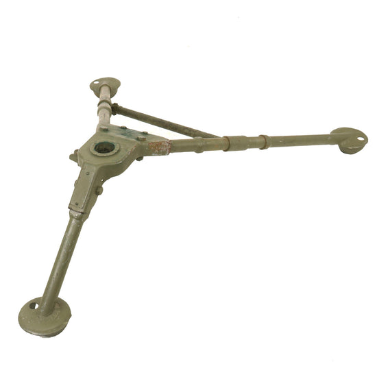 Original U.S. WWII Mount Tripod Cal .30 M2 for the Browning M1919A4 by LAMSON with Data Plate - dated 1942 Original Items