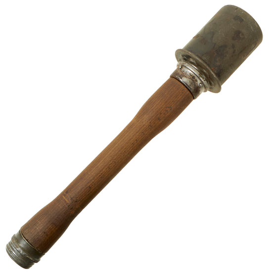 Original German WWII M24 Inert Stick Grenade Stielhandgranate Will Pull String by Richard Rinker and Witwe Wilhelm von Hagen (evy) - Dated 1939/42 Original Items