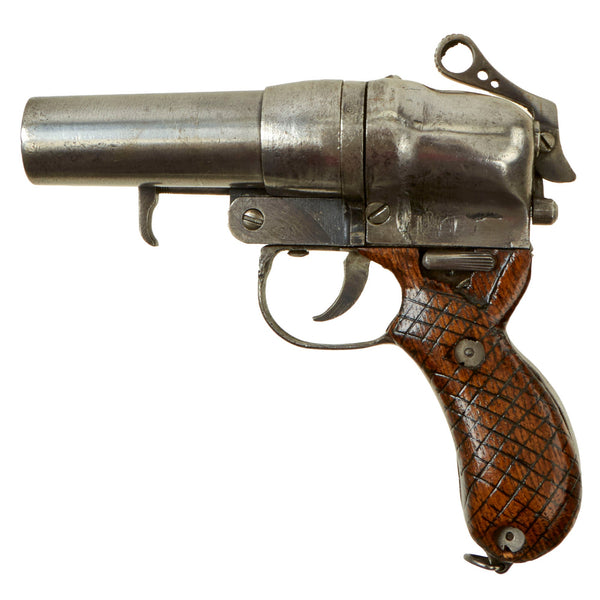 Original Japanese WWII Two Barrel Type 90 Flare Signal Pistol