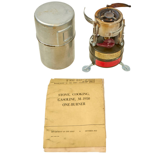 Original Vietnam War U.S. Issue Rogers Gasoline Camp Stove in