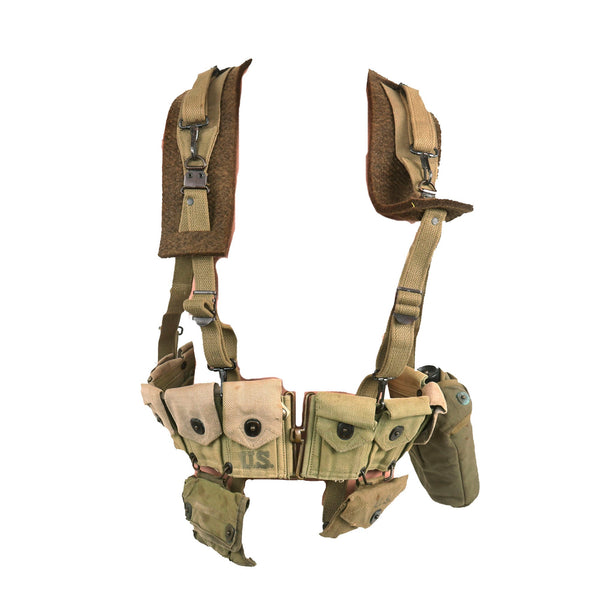 Original U.S. WWII M-1941 USMC 2nd Pattern Haversack Upper Bag