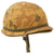 Original U.S. Vietnam War M1 Helmet with 1969 Dated Camouflage Cover and Liner Original Items