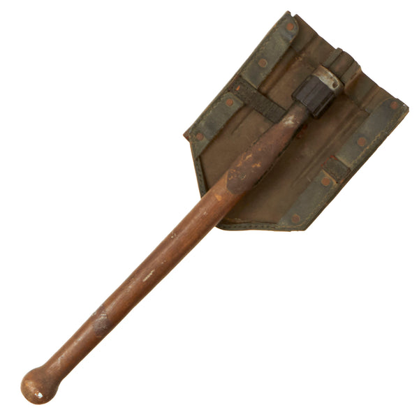 Original WWII German Folding Shovel Klappspaten with Original