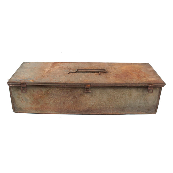 Original U.S. WWII USAAF Enameled Portable Mess Set in Transit