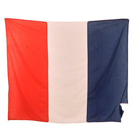 Original French WWII Era Tricolor Multi-Piece French National Flag - 45 ½ x 55”