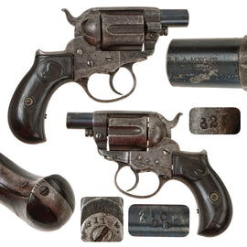Original U.S. Colt M-1877 .41cal Thunderer Revolver Made In 1890 with Shortened 1 5/8" Barrel - Serial 81194