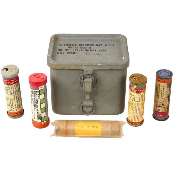 Original U.S. Vietnam War Lot of Navy Five Mk 13 Mod 0 Signals