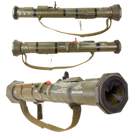 Original U.S. M136 AT-4 Recoilless Smoothbore 84mm Anti-Tank Launcher with Sling - Inert