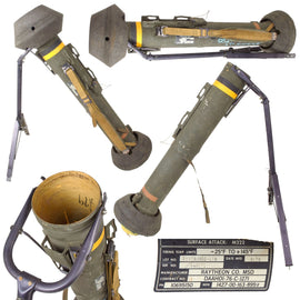 Original U.S. Persian Gulf War Era Inert M47 Dragon Anti-Tank Guided Missile Launcher - Dated 1979