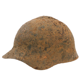 Original WWII Soviet Union Relic M36 Soviet SSh-36 "Gladiator" Steel Combat Helmet Shell - Purportedly Recovered at Leningrad